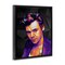 Stupell Industries Bright Harry on Black Framed Floater Canvas Wall Art Design by Birch & Ink